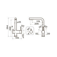 Смеситель для кухни Omoikiri Nagano-P-WH 4974054 латунь/белый — 4