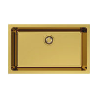 Кухонная мойка из керамики Omoikiri Okinoshima 76-U/I-G Glossy 4993041 (natceramic/золото) — 1