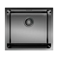 Кухонная мойка из нержавеющей стали Omoikiri Tadzava 49-U/I-GM 4993076 (вороненая сталь) — 1