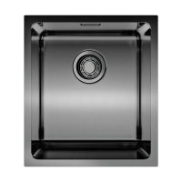 Кухонная мойка из нержавеющей стали Omoikiri Tadzava 39-U/I-GM 4993079 (вороненая сталь) — 1
