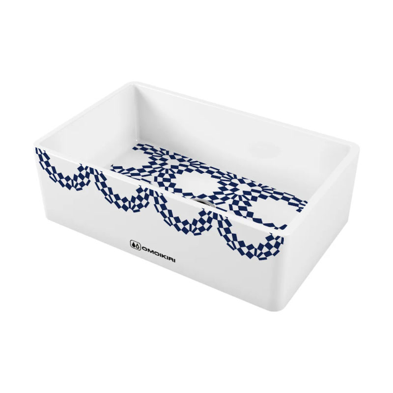Кухонная мойка из керамики Omoikiri Mikura 76-Tokyo 2 4993173 (natceramic/white)