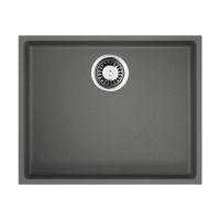 Кухонная мойка из искусственного камня Omoikiri Bosen 54-U-PL 4993233 (tetogranit/платина) — 1