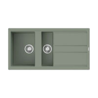 Кухонная мойка из керамики Omoikiri Kitagawa 100-2-WG 4993252 (artceramic/wind green) — 1