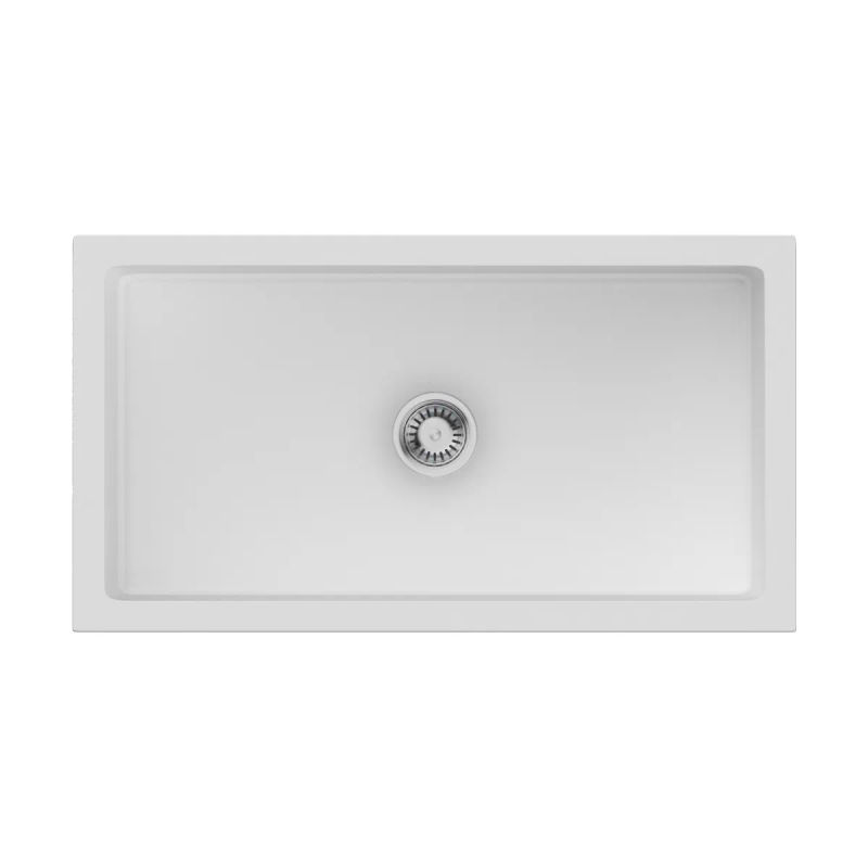Кухонная мойка из керамики Omoikiri Mikura 83-WH Glossy 4993259 (natceramic/белый)