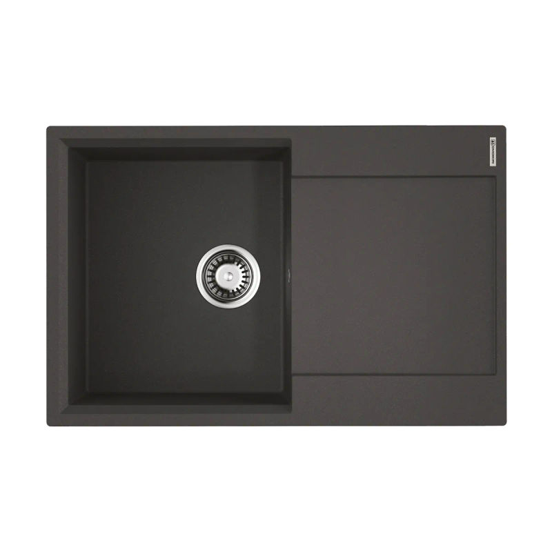 Кухонная мойка из искусственного камня Omoikiri Daisen 78-BL 4993327 (artgranit/черный)