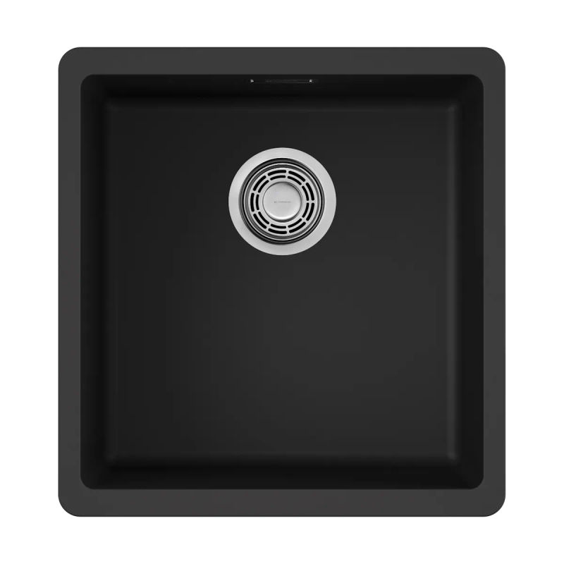 Кухонная мойка из искусственного камня Omoikiri Kata 40-U-BL 4993396 (artgranit/черный)