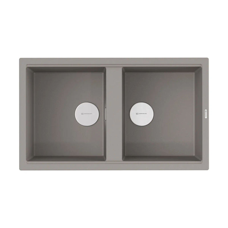Кухонная мойка из керамики Omoikiri Kitagawa 86-2-GR 4993491 (artceramic/leningrad grey)