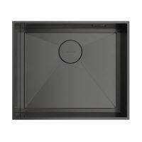 Кухонная мойка из нержавеющей стали Omoikiri Kasen 53-26 INT GM 4993496 (вороненая сталь) — 1