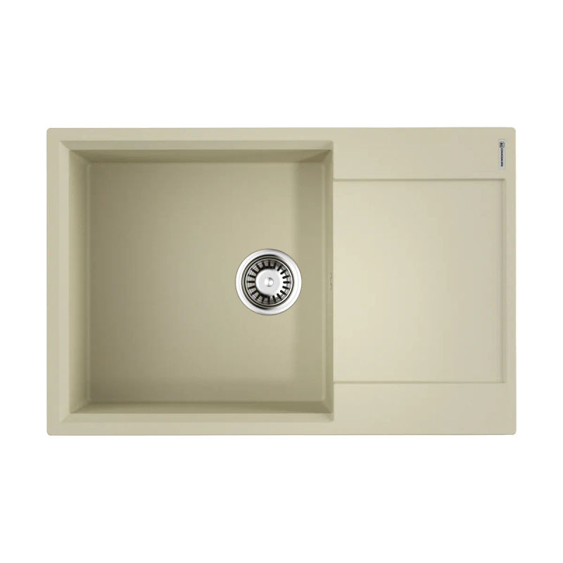 Кухонная мойка из искусственного камня Omoikiri Daisen 78-LB-BE 4993686 (artgranit/ваниль)