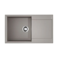 Кухонная мойка из искусственного камня Omoikiri Daisen 86-GR 4993698 (artgranit/leningrad grey) — 1