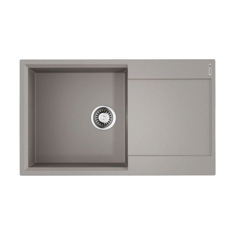 Кухонная мойка из искусственного камня Omoikiri Daisen 86-GR 4993698 (artgranit/leningrad grey)