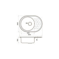 Кухонная мойка из нержавеющей стали Omoikiri Kasumigaura 65-IN 4993727 (нержавеющая сталь) — 2