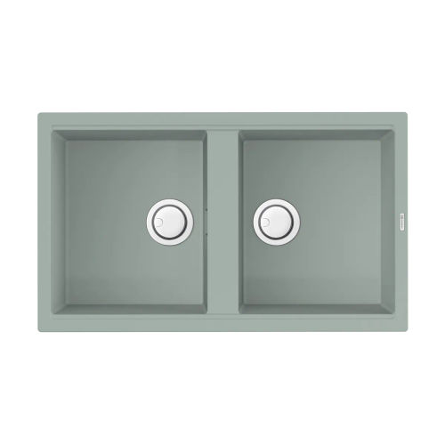 Кухонная мойка из керамики Omoikiri Kitagawa 86-2-WG 4993731 (artceramic/wind green)