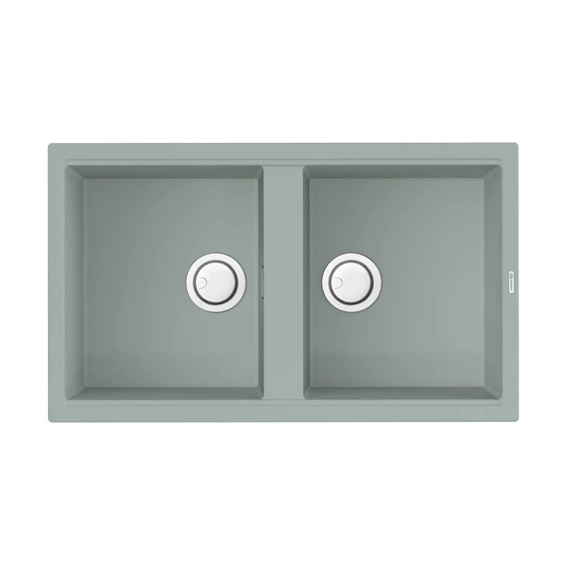 Кухонная мойка из керамики Omoikiri Kitagawa 86-2-WG 4993731 (artceramic/wind green)