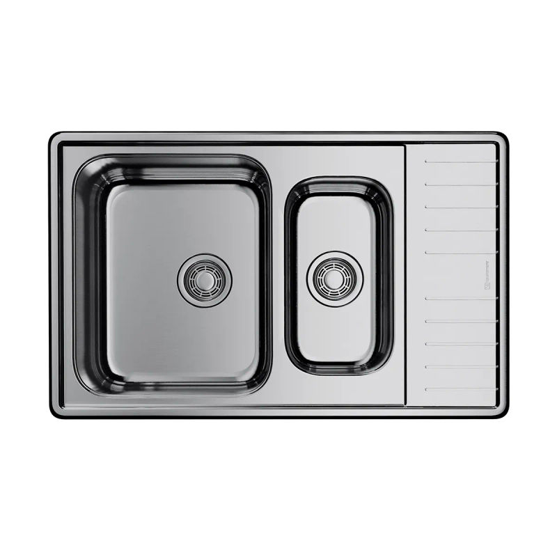 Кухонная мойка из нержавеющей стали Omoikiri Sagami 79-2-IN 4993733 (нержавеющая сталь)