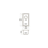 Кухонная мойка из нержавеющей стали Omoikiri Tadzava 22-U/I-IN 4993734 (нержавеющая сталь) — 2
