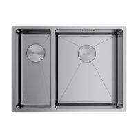 Кухонная мойка из нержавеющей стали Omoikiri Taki 58-2-U/IF-IN-R 4993767 (нержавеющая сталь) — 1