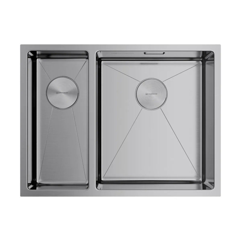 Кухонная мойка из нержавеющей стали Omoikiri Taki 58-2-U/IF-IN-R 4993767 (нержавеющая сталь)