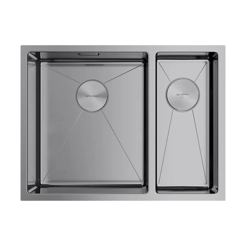 Кухонная мойка из нержавеющей стали Omoikiri Taki 58-2-U/IF-IN-L 4993768 (нержавеющая сталь)