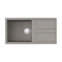 Кухонная мойка из керамики Omoikiri Kitagawa 100-GR 4993788 (artceramic/leningrad grey) — 1