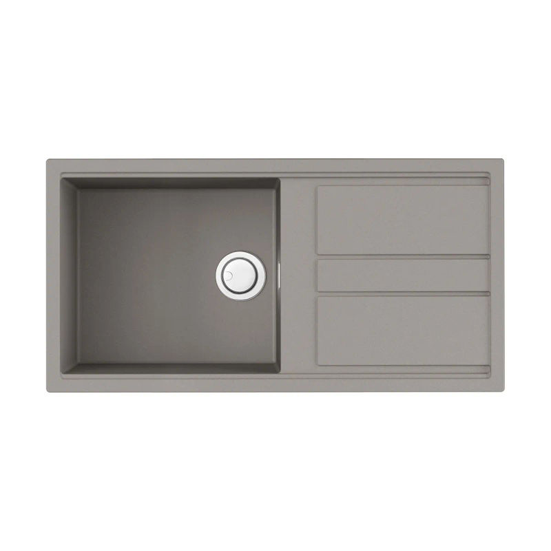 Кухонная мойка из керамики Omoikiri Kitagawa 100-GR 4993788 (artceramic/leningrad grey)