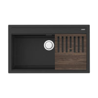 Кухонная мойка из керамики Omoikiri Kitagawa 86-LB-GB 4993794 (artceramic/графит) — 1