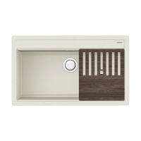 Кухонная мойка из керамики Omoikiri Kitagawa 86-LB-WH 4993795 (artceramic/белый) — 1