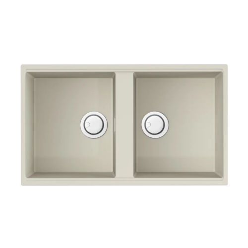 Кухонная мойка из керамики Omoikiri Kitagawa 83-2-U-WH 4993809 (artceramic/белый)