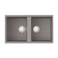 Кухонная мойка из керамики Omoikiri Kitagawa 83-2-U-GR 4993810 (artceramic/leningrad grey) — 1