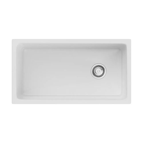 Кухонная мойка из керамики Omoikiri Tokara 88-U/I-WH Glossy Side 4993867 (natceramic/белый)