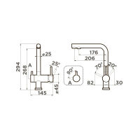 Смеситель для кухни Omoikiri Nagano-WH 4994054 белый — 2