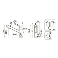 Смеситель для кухни Omoikiri Tonami-GR 4994223 leningrad grey — 2