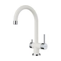 Смеситель для кухни Omoikiri Yamada-WH 4994227 белый — 1