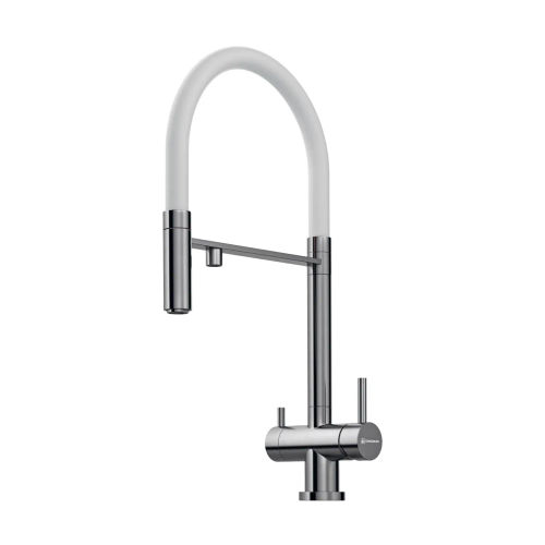 Смеситель для кухни Omoikiri Kanto-BN-WH 4994298 нержавеющая сталь