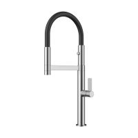 Смеситель для кухни Omoikiri Osaka BN-BL 4994331 нержавеющая сталь/черный — 1