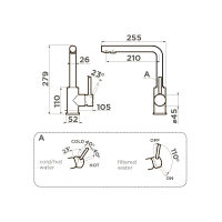 Смеситель для кухни Omoikiri Nakagawa 2 Plus-GR 4994417 leningrad grey — 2