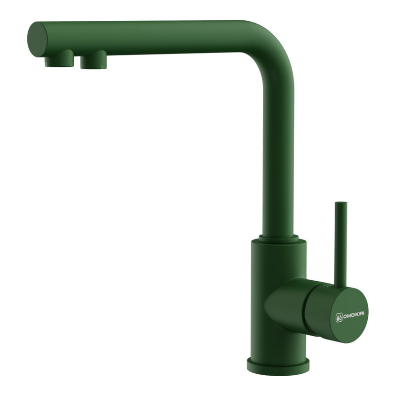 Смеситель для кухни Omoikiri Nakagawa 2 Plus-RG 4994443 латунь/royal green