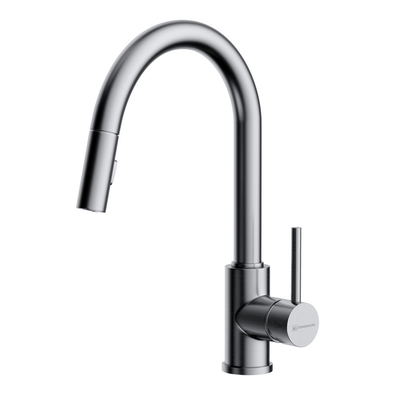 Смеситель для кухни Omoikiri Shinagawa-SB-BN 4994459 латунь/нержавеющая сталь