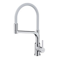 Смеситель для кухни Omoikiri Sinto 2 Plus-SB-BN-WH 4994468 латунь/нержавеющая сталь/белый — 1