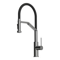 Смеситель для кухни Omoikiri Makkari 2 Plus-SB-GM-BL 4994497 латунь/вороненая сталь/черный — 1