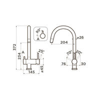 Смеситель для кухни Omoikiri Yamada-P-ES 4994506 латунь/espresso — 4
