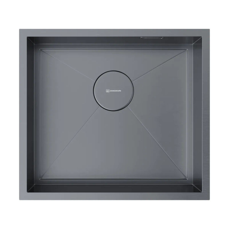Кухонная мойка из нержавеющей стали Omoikiri Kasen 49-16 INT GM 4997055 (вороненая сталь)