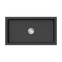 Кухонная мойка из керамики Omoikiri Mikura 76-BL 4997075 (natceramic/черный) — 1