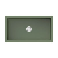 Кухонная мойка из керамики Omoikiri Mikura 76-OL 4997076 (natceramic/olive) — 1