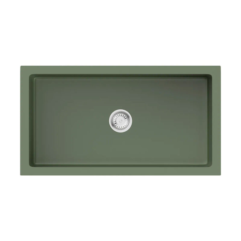 Кухонная мойка из керамики Omoikiri Mikura 76-OL 4997076 (natceramic/olive)