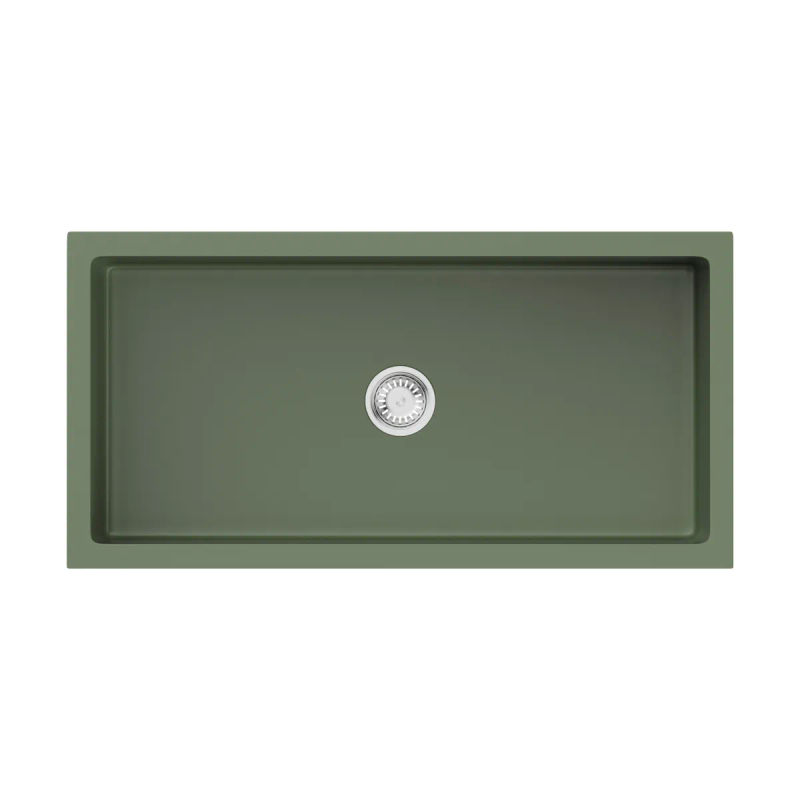 Кухонная мойка из керамики Omoikiri Mikura 91-OL 4997088 (natceramic/olive)
