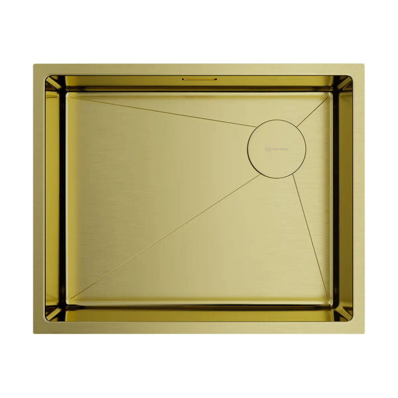 Кухонная мойка из нержавеющей стали Omoikiri Taki 54-U/IF-LG Side SF 4997092 (светлое золото)