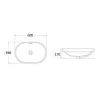 Раковина CeramaLux 5006C — 7