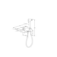 Встраиваемый гигиенический душ Roxen Santi 500940-CH хром — 13