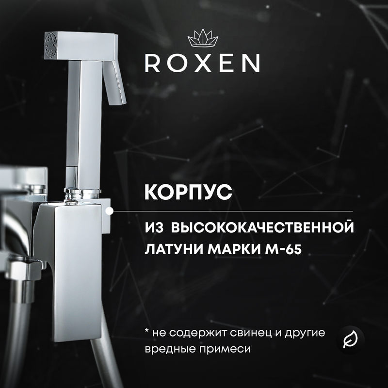 Встраиваемый гигиенический душ Roxen Caspia 500960-CH хром